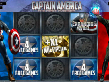 Darmowa gra wrzutowa Captain America Darmowa gra wrzutowa Captain America
